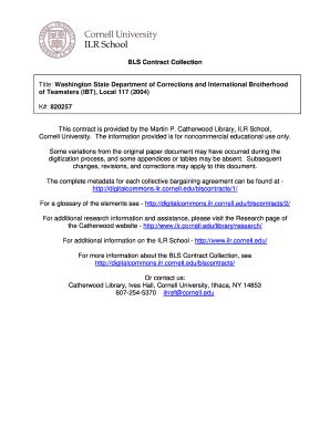 Fillable Online dol Title: Washington State Department of Corrections ...