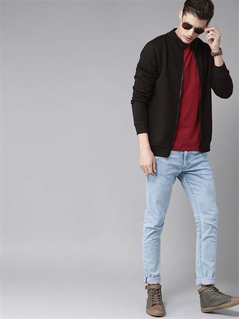 Roadster Men Black Solid Sweatshirt - Price History