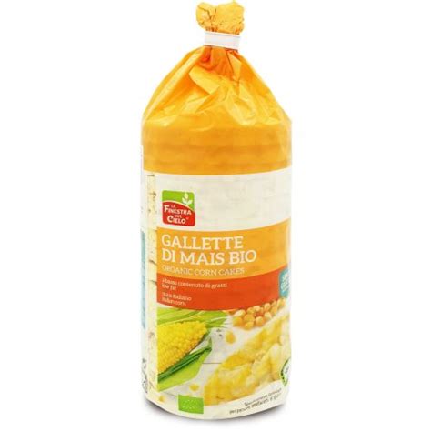 Corn cakes with organic salt