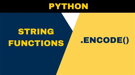 Image result for String Encoding Python