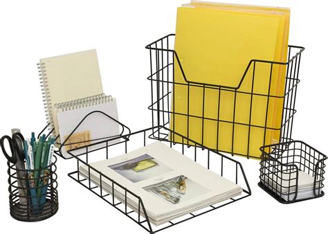 YCOCO 5 Piece Office Desk Organizer Supplies India | Ubuy