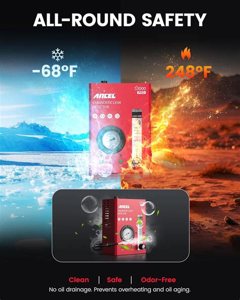 ANCEL S3000 PRO Automotive Smoke Machine with India | Ubuy
