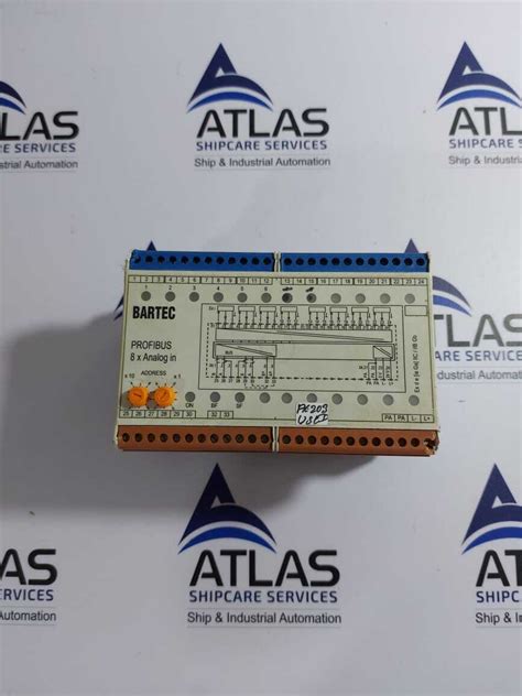 BARTEC 07-7331-230H0000 PROFIBUS INTERFACE 8 x ANALOG IN Ex i – Atlas ...