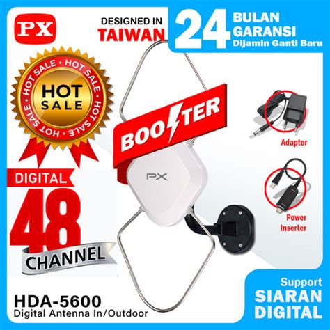 Promo Antena Tv Digital dan Analog Indoor Outdoor PX HDA 5600 - Jakarta ...