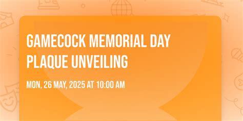 Gamecock Memorial Day Plaque Unveiling, Williams-Brice Stadium ...