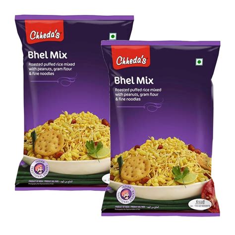 Chheda's - Bhel Mix - Roased Puffed Rice, Peanuts, Besan Sev - Sev ...