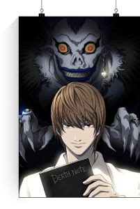 Death Note Light Yagami And Ryuk Poster | Ryuk Yagami Death Note Poster ...