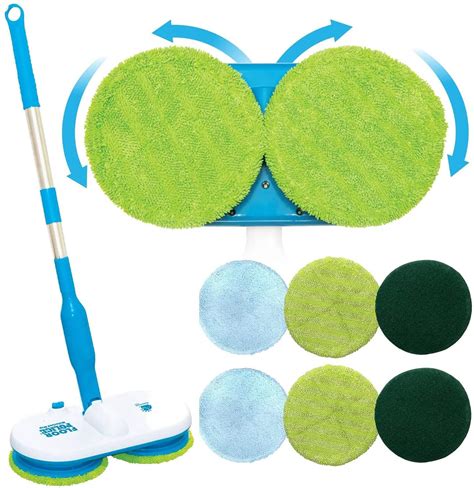 Floor Police Mop with Motorized Spinning Mopheads | Canadian Tire