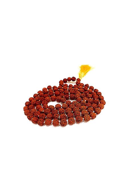 Shree Agate Rudraksha Japa Mala 108 Beads Original Mala Panch Mukhi ...
