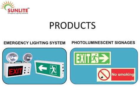 Emergency Exit Lights - Left Arrow Exit Sign Manufacturer from Vasai