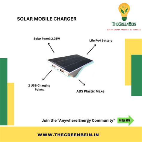 Solar Mobile Charger 25W promoted by | TheGreenBein