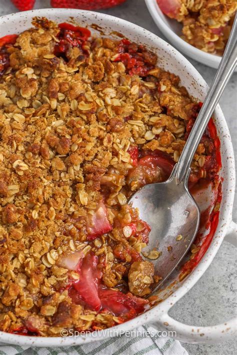 Strawberry Rhubarb Crisp