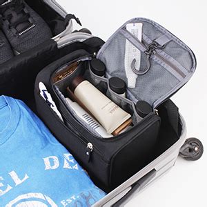 House of Quirk Hanging Travel Toiletry Bag Organizer & Bathroom Hygiene ...