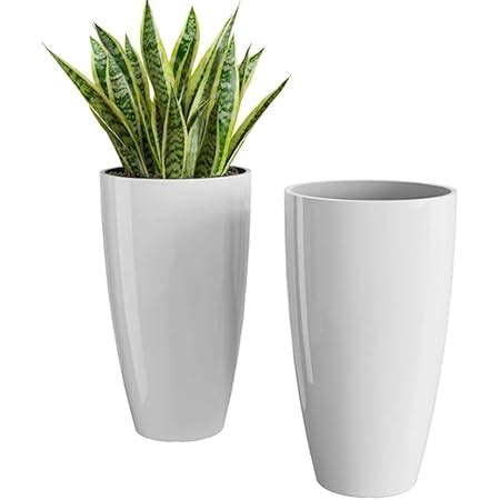 VIRKART Round Premium Grade Plastic Pot 5 INCH Size for Indoor Plants ...