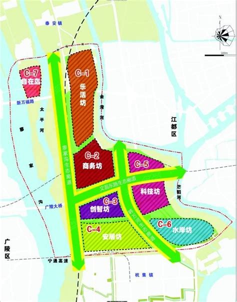 扬州最新城市规划图,扬州未来5年规划图,扬州城市规划2035年_大山谷图库
