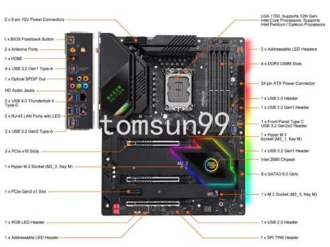 Asrock Z690TaichiRazerEd Mb Asrock|z690 Taichi Razer India | Ubuy