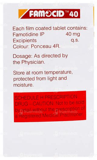 Famocid 40 Tablet: Uses, Side Effects, Price & Substitutes