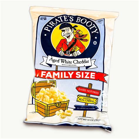 Pirate's Booty Aged White Cheddar Rice Corn Puffs 10oz – Noble Crunch