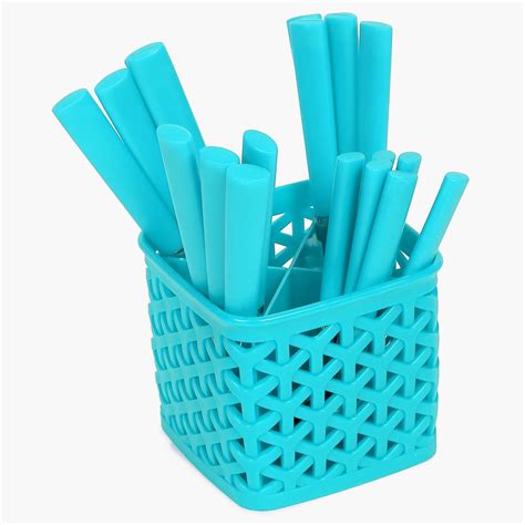 Buy Fresca - Blue Solid Stainless Steel Cutlery Set With Holder - 18Pcs ...