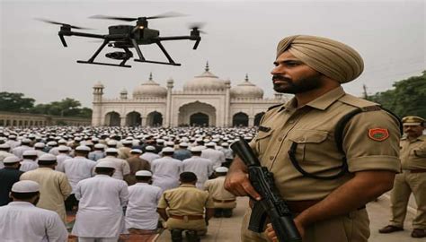 AI drones, heavy security: Lucknow goes high-tech to ensure Eid-ul-Fitr ...