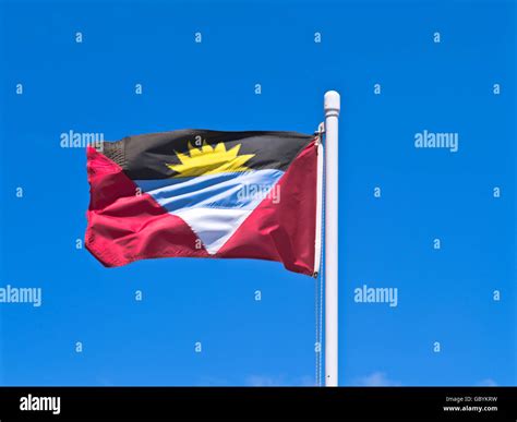 dh Antigua barbuda flag ANTIGUA CARIBBEAN National flag of Antigua and ...