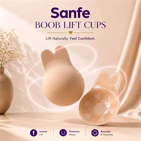 Sanfe Flix Reusable Boob Lift Cups