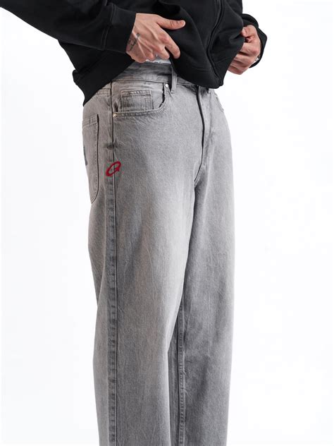 Straight Baggy Jeans Grey – Lovegen