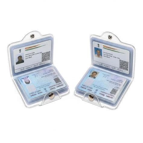 Buy Son Mega Mart Pack of 2 Transparent ATM Visiting Business Credit ...