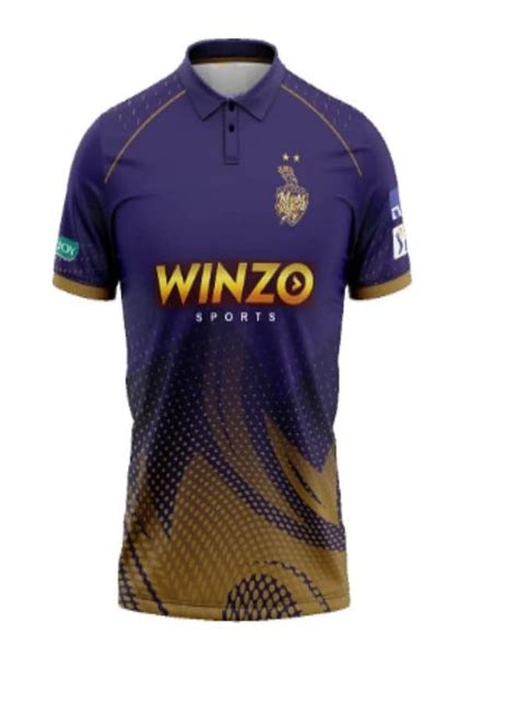 Buy GenericKolkata Knight Riders IPL (KKR) Cricket Jersey 2023 For ...