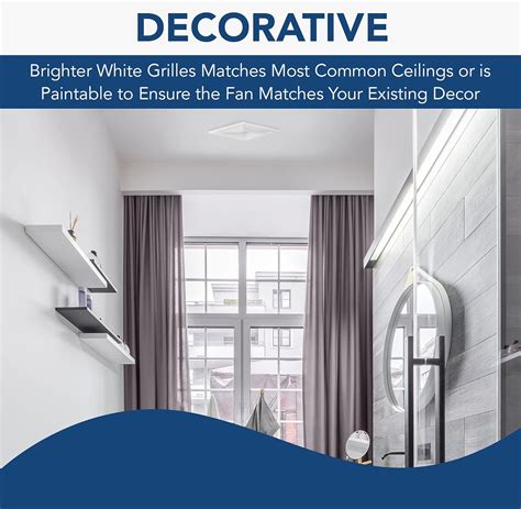 Buy Broan-NuTone 671 Ventilation Fan, White Square Ceiling or Wall ...