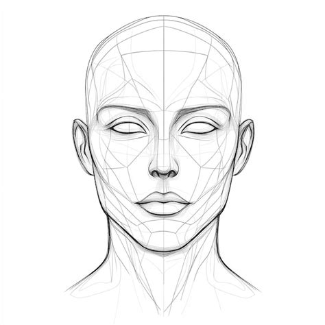 Image result for Face Structure Drawing