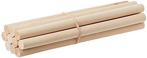 Urooz 14 inches Wooden Dowel Rods, Set of 10 | Wood Dowels | Solid ...