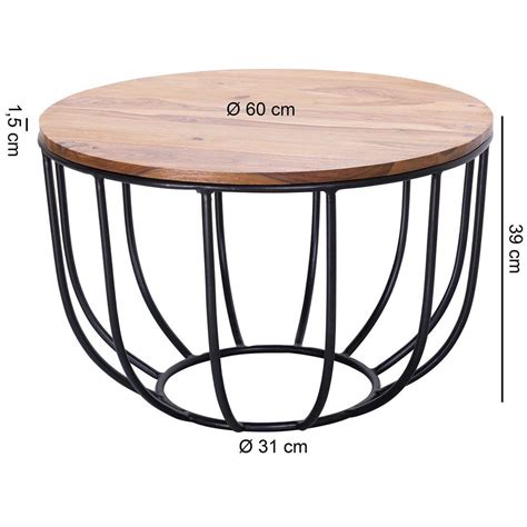 Buy Solid Wood Indiana Round Coffee Table - Buy Furniture Online ...