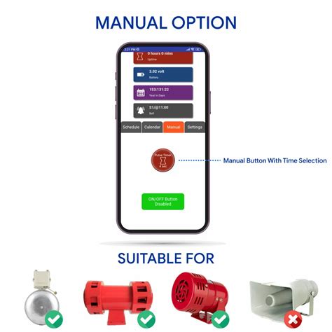 School Bell Timer Controller - Automatic School Bell Wireless Smart ...