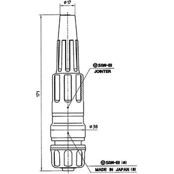 PL70-40S ノズルセット 1個 SANEI(旧:三栄水栓製作所) 【通販モノタロウ】