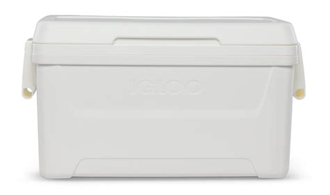 Igloo Cooler 48 QT Laguna Hard Sided Ice Chest, White, Insulated with ...