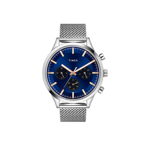 TIMEX Men Blue Round Dial Analog Watch - TWHG03SMU23