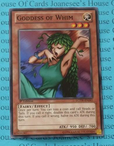 Goddess of Whim LCYW-EN241 Common Yu-Gi-Oh Card 1st Edition New | eBay