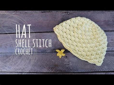 Shell Stitch Baby Hat Tutorial 的图像结果