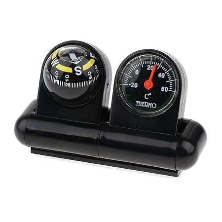 CALANDIS Car Vehicle 2-in-1 Removable Guide Directional Ball Compass ...