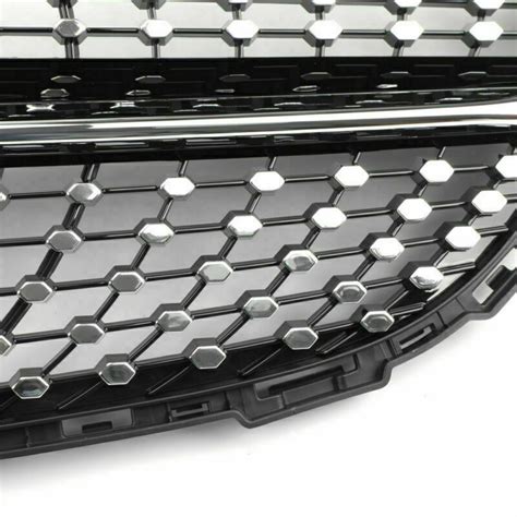 Buy AMG Diamond Style Front Grille Grill Fit Mercedes W205 C Class C250 ...