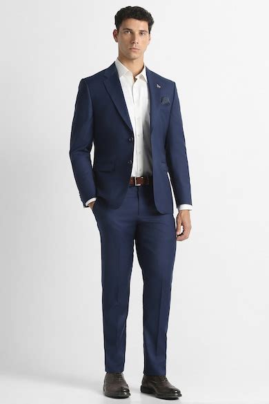 Van Heusen Formal Suits, Van Heusen Navy Two Piece Suit for Men at ...