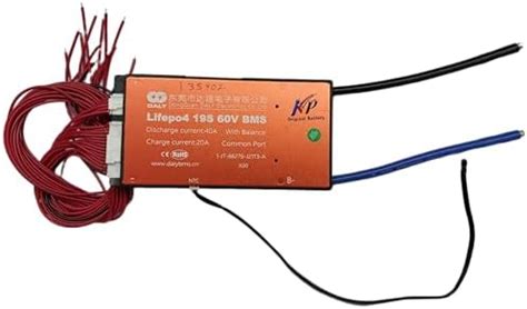 KP Original Lifepo4 BMS 19S 60V 40A Li-ion Battery Protection Module ...