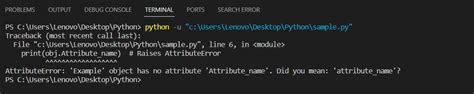 Image result for Attribute Error in Python