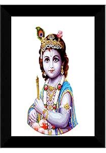SAF Bal Krishna Multi-Effect UV Textured Home Decorative Gift Item ...