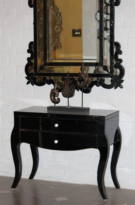 Black Mirrored Chest, 2 Drawer VDMF401 – Venetian Design - Buy Venetian ...