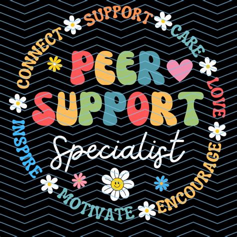 PEER SUPPORT SPECIALIST, Png File, Dtf, Tshirt Design, Mental Health, Digital Download - Etsy