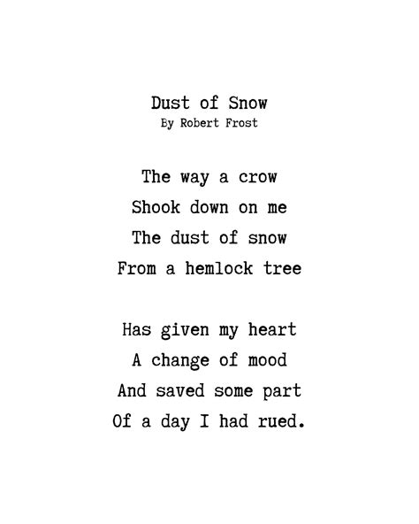 Dust Of Snow