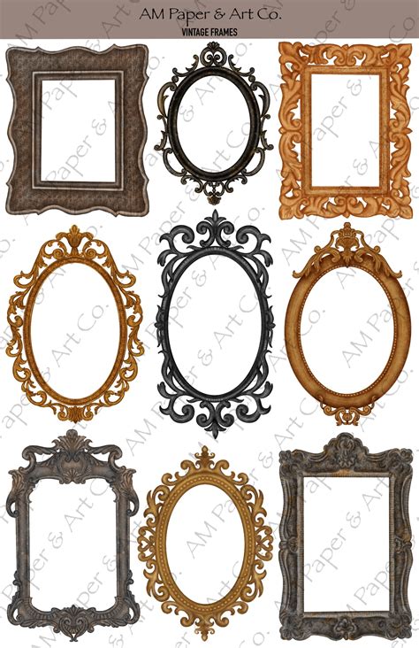 Free printable paper picture frames, Download Free printable paper ...