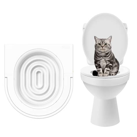 Readaeer Cat Toilet Training Kit - Train Your Cat to Use The Toilet for ...